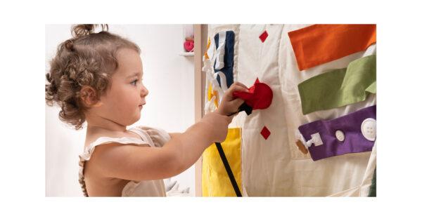 Pannello sensoriale Montessori Dada Home Fantasy Loppiano - immagine 4