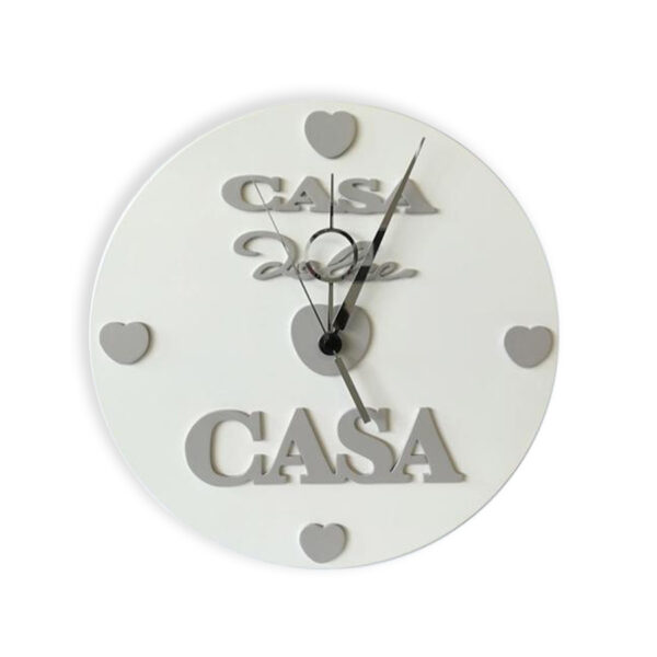 Orologio da parete "Casa dolce casa"