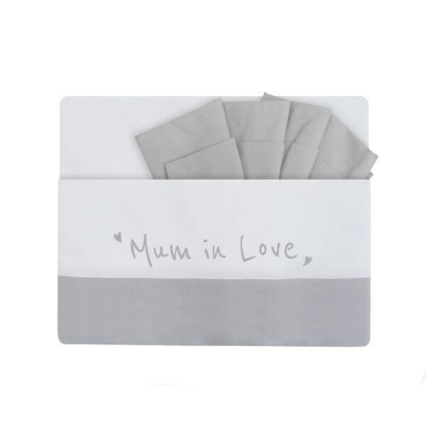Lenzuolo ricamato Mum in Love - immagine 2