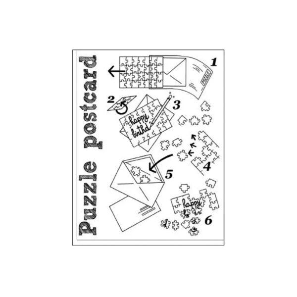 6 cartoline puzzle "La bellissima storia del Natale" - immagine 3
