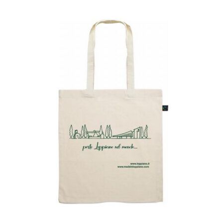 SHOPPER LOPPIANO in cotone equo e solidale Fairtrade